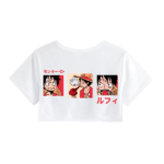 Luffy - Crop Top - Doble estampado