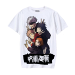 jujutsu kaisen - estampado frontal