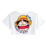 Monkey D. Luffy – One Piece knj rab w crop top